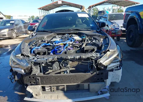 2018 Infiniti Q60 3.0T Luxe z USA, uszkodzony, nr VIN JN1EV7EK8JM342853